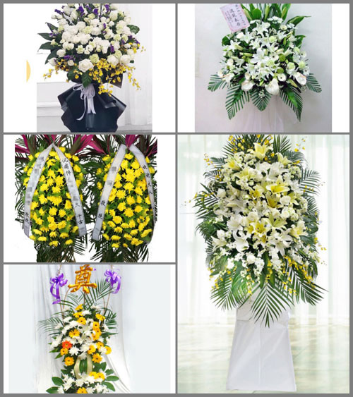 福建宁德古田县平湖镇平湖村白事花篮预定